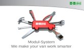 Modul-System We make your van work smarter. Nos clients.