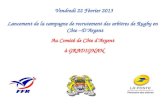 Lancement de la campagne de recrutement des arbitres de Rugby en Côte –DArgent Au Comité de Côte dArgent à GRADIGNAN Vendredi 22 Février 2013.