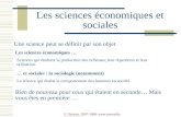 S. Dzimira, 2007-2008,  Les sciences économiques et sociales Les sciences économiques … Une science peut se définir par son objet.