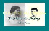 The Miracle Worker Arthur Penn COLLEGE AU CINEMA 2008-2009.