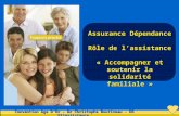 Assurance Dépendance Rôle de lassistance « Accompagner et soutenir la solidarité familiale » Convention Age DOr – Dr Christophe Boutineau – DG Filassistance.