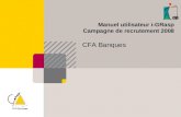 Manuel utilisateur i-GRasp Campagne de recrutement 2008 CFA Banques.