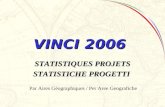 VINCI 2006 - CHAP I / CAP I N° Projets Eligibles par aire discplinaire / N° Progetti Eliggibili per area disciplinare VINCI 2006 STATISTIQUES PROJETS STATISTICHE.