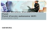 HiPath Wireless Standalone Access Point Point d'accès autonome WiFi Présentation client.
