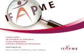 Page &p1 Mieux connaître lIFAPME pour mieux collaborer Institut wallon de Formation en Alternance et des indépendants et Petites et Moyennes Entreprises.
