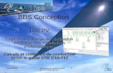 10/03/  Tél : 04 73 34 96 64 1 BBS Conception Lise PV Logiciel de calcul et de vérification électrique des installations photovoltaïques