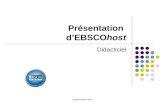 Support.ebsco.com Présentation dEBSCOhost Didacticiel.