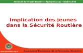 Association Tunisienne de la Prévention Routière   Implication des jeunes dans la Sécurité Routière Forum de la Sécurité Routière