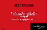 MICROCAR Etude sur les mini-sites Internet de quelques marques Marchés automobile, VSP et scooters Février 2008.