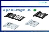 © 2010 Siemens Enterprise CommunicationsPage 1 OpenStage 30 T.