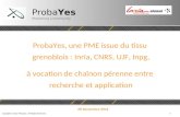 Copyright © 2012 Probayes All Rights Reserved 11 ProbaYes, une PME issue du tissu grenoblois : Inria, CNRS, UJF, Inpg, à vocation de chaînon pérenne entre.