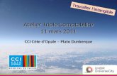 Atelier Triple Comptabilité 11 mars 2011 CCI Côte dOpale – Plato Dunkerque Travailler lintangible