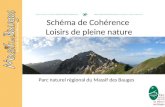 Parc naturel régional du Massif des Bauges Schéma de Cohérence Loisirs de pleine nature.