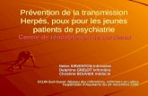 Centre de réadaptation de bordeaux Prévention de la transmission Herpès, poux pour les jeunes patients de psychiatrie Centre de réadaptation de bordeaux.