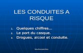 Police Municipale Fréjus LES CONDUITES A RISQUE 1. Q uelques chiffres… 2. L e port du casque. 3. D rogues, alcool et conduite.