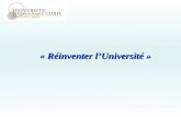 « Réinventer lUniversité ». Jean-Pierre Rozet, 59 ans ENS Ulm 1968-1972 Assistant délégué 1972, Professeur UPMC 1987 Elu UFR Physique 1993-1997 (Directeur.