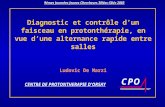 Diagnostic et contrôle dun faisceau en protonthérapie, en vue dune alternance rapide entre salles CENTRE DE PROTONTHERAPIE D'ORSAY Ludovic De Marzi 9èmes.