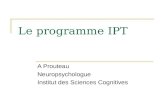 Le programme IPT A Prouteau Neuropsychologue Institut des Sciences Cognitives.