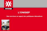 Des services en appui des politiques éducatives LONISEP.