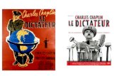 Comment Charlie Chaplin, artiste cinéaste, est-il témoin de son temps, en 1938-1940 et s'engage-t-il contre Hitler? CHAPLIN Charles USA 1940 Genre : Burlesque.