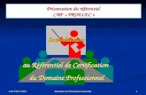 CAP PRO ELEC 1Ministère de l'Education Nationale Présentation du référentiel CAP « PROELEC » Introduction au Référentiel de Certification du Domaine Professionnel.
