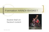 Mag. Walter Pfaller Formation HANDI-BASKET Basket Ball en fauteuil roulant.