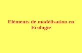 Eléments de modélisation en Ecologie. Pourquoi construire des modèles? Quels types de modèles? Ce nest pas si compliqué!!! Introduction.