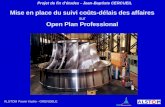 Projet de fin d'études - Jean-Baptiste CERCUEIL Mise en place du suivi coûts-délais des affaires sur Open Plan Professional ALSTOM Power Hydro - GRENOBLE.