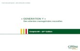 Congrès HR – 16 ème Edition « GENERATION Y » Des attentes managériales nouvelles YVES DESJACQUES - DRH GROUPE CASINO.