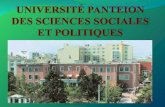 UNIVERSITÉ PANTEION Une des Universités les plus anciennes de la Grèce. Elle a été fondée en 1928. Elle inclut 10 départements académiques. Les activités.