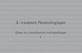 Lexamen Neurologique Dans la consultation ostéopathique 1.