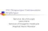 DU Therapeutiques Endovasculaires Peripheriques Service de chirurgie vasculaire Service dimagerie medicale Hopital Henri Mondor