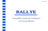 19 mai 2010 RALLYE Assemblée Générale Ordinaire et Extraordinaire.