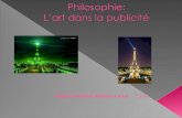 Magali Sanche /Manon Calvo T STG. Heineken: La publicité représente la Tour Eiffel constituée de bouteille de bière de la marque Heineken. Le décor est.
