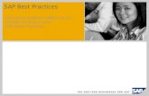 SAP Best Practices Donnez le meilleur départ à vos implémentations avec SAP Best Practices