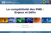 No.1 Le compétitivité des PME : Enjeux et Défis ONUDI – Service de Renforcement des Capacités Commerciales Bruxelles – Septembre 2009 FEKI Rafik.