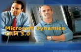 Microsoft Dynamics CRM 3.0. Ecueils des projets CRM de « 1ère génération » Selon une étude de AMR Research effectuée en 2004 : 28% des projets CRM nont.