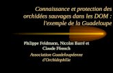 Connaissance et protection des orchidées sauvages dans les DOM : l'exemple de la Guadeloupe Philippe Feldmann, Nicolas Barré et Claude Ffrench Association.