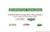 PARTENARIAT Groupe Hebe - Fleury-Michon INFORMATION FRANCHISES PARTENARIAT Groupe Hebe - Fleury-Michon Du 01 Mai au 31 D©cembre 2007