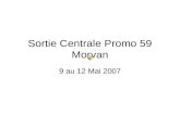 Sortie Centrale Promo 59 Morvan 9 au 12 Mai 2007.