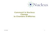 07/20081 Comment le Nucleus Change la Chambre dAffaires.