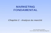 MARKETING FONDAMENTAL Chapitre 2 - Analyse du marché Sourcing photos produits : LSA, Point de vente, Marketing Magazine.