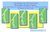 L'évolution du site fluvial de Montargis-Buges-Cepoy, avec les mises en service successives des canaux de Briare, d'Orléans et du Loing Cliquez pour commencer.