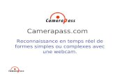 Camerapass.com Reconnaissance en temps réel de formes simples ou complexes avec une webcam.