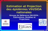 Estimation et Projection des épidémies VIH/SIDA nationales Groupe de Référence ONUSIDA : Estimations, Modèles et Projections.