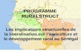 Ipar / Sen 2030 PROGRAMME RURALSTRUCT Les implications structurelles de la libéralisation sur lagriculture et le développement rural au Sénégal.
