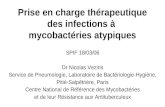 Prise en charge thérapeutique des infections à mycobactéries atypiques SPIF 18/03/06 Dr Nicolas Veziris Service de Pneumologie, Laboratoire de Bactériologie-Hygiène,