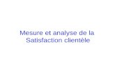 Mesure et analyse de la Satisfaction clientèle. Accroître la satisfaction des Clients (interne ou externe) * Satisfaire lexigence § 5.2 : Ecouter les.