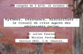 Rythmes, résonance, hiérarchies : le travail de crise auprès des adolescents reclus Dr Julien Fousson Dr Nicolas Pastour Service ERIC, C.H. Charcot, Plaisir.