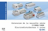 Extension de la nouvelle série SY3000/5000 Électrodistributeur 5 voies Présentation du nouveau produit.